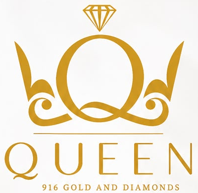 Queen 916 Gold and Diamonds Logo